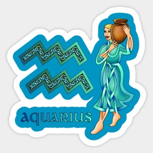 Aquarius Sticker